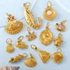 Fashion Daily Versatile Ocean Theme Diy Small Fish Pearl Pendant Does Not Fade Jewelry Accessories