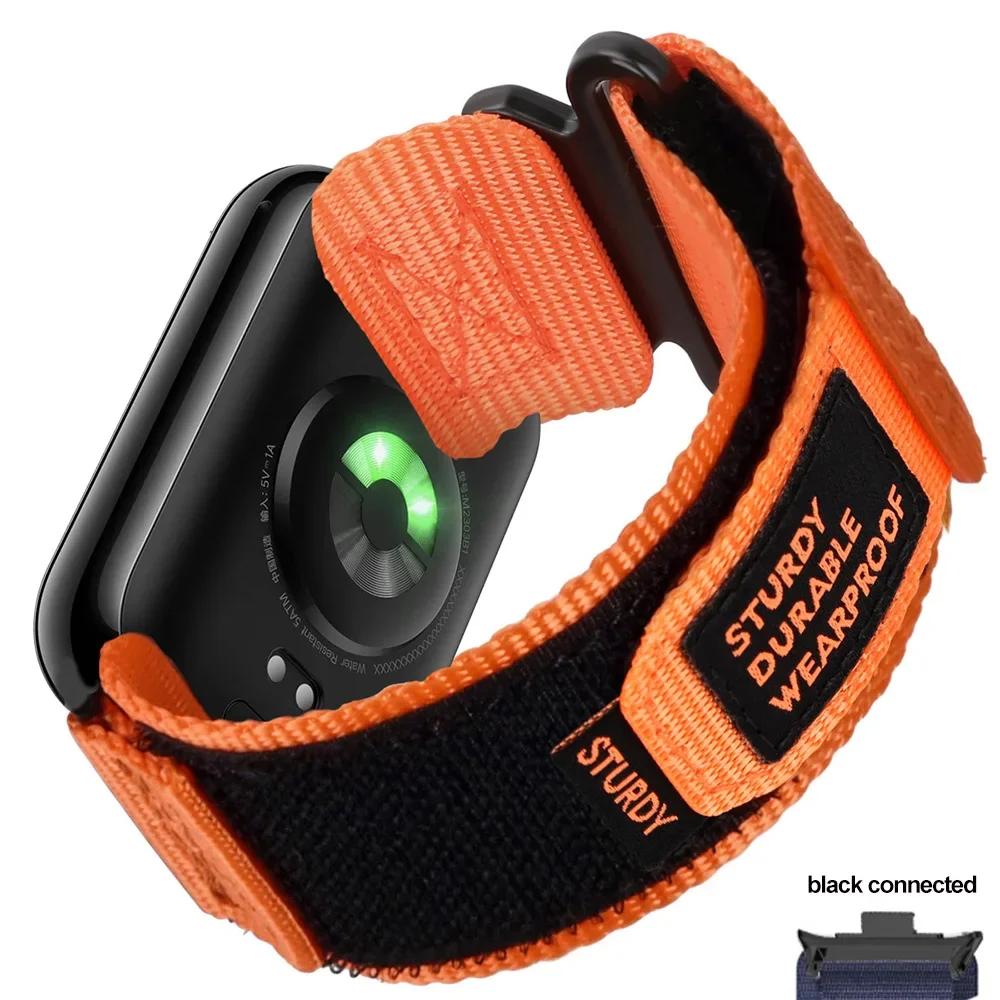 Nylon Loop Strap For Redmi Watch 5 4 Sport Bracelet Interchangeable Wristband For Xiaomi Mi Band 9/8 Pro Adjustable Watch Strap