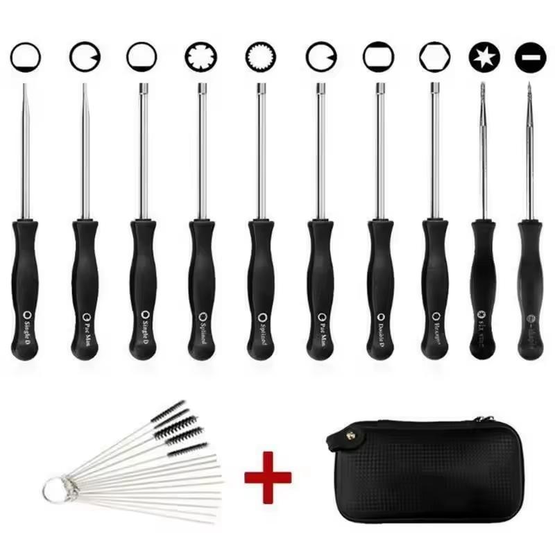 Carburetor carb Adjusting hand Tool Pac Man Double D Hexagon Hex Socket Screwdriver Driver Chainsaw Speed Adjustment Repair Tool