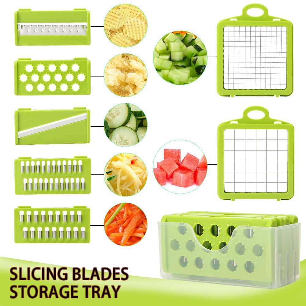 Multi-Functional Vegetable Cutter 8 In 1 Household Potato Slicer Kitchen Radish Grater Slicer Kitchen Home Fruit Vegetable Tools