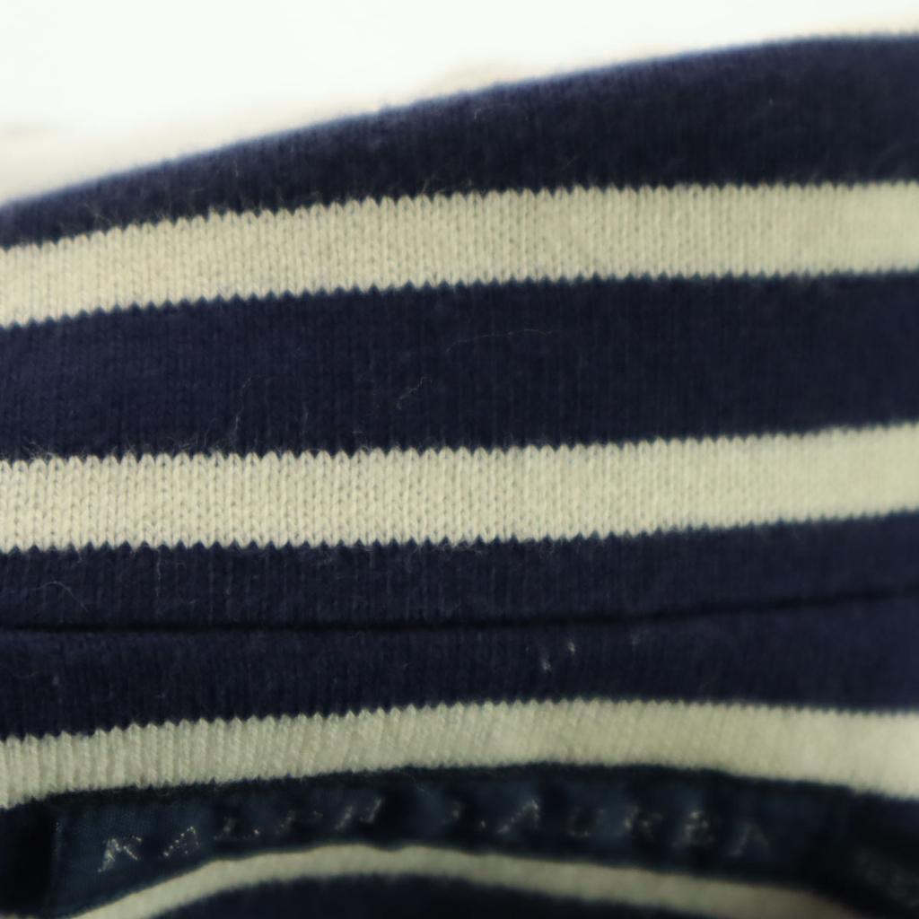 RALPH LAUREN Border Pattern Long sleeve tailored jacket S Navy Women Used
