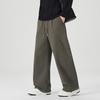 Men's Lyocell Wide-leg Scimitar Pants Men's Autumn Trendy Brand New Casual Pants Loose Trousers Overalls