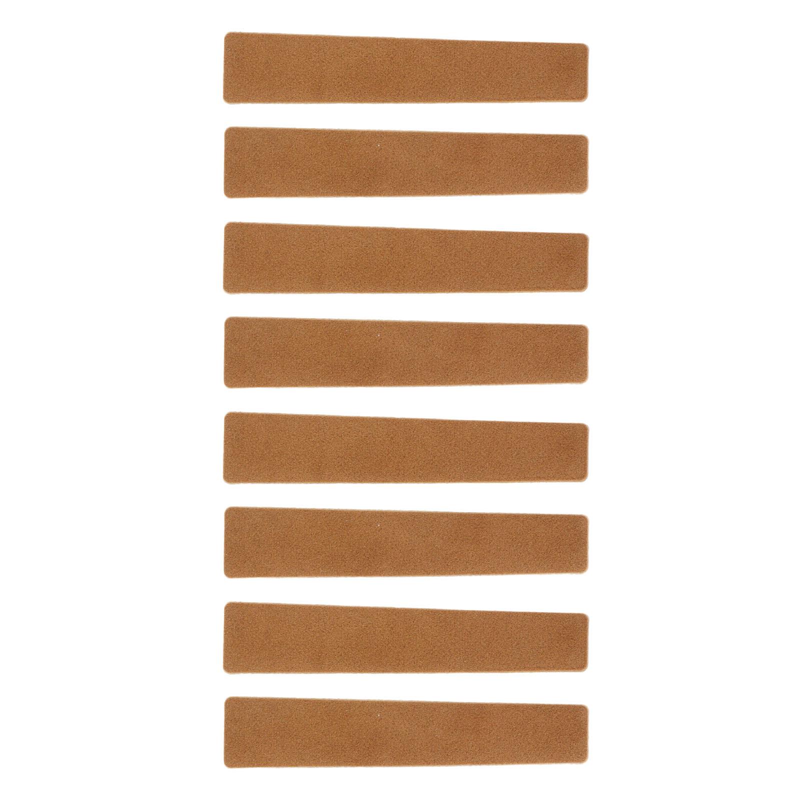 

8PCS Archery Sticker Pad PU Fur Anti Slip Bow String Shock Absorbing Silencer Dampener for Recurve Bow коричневий