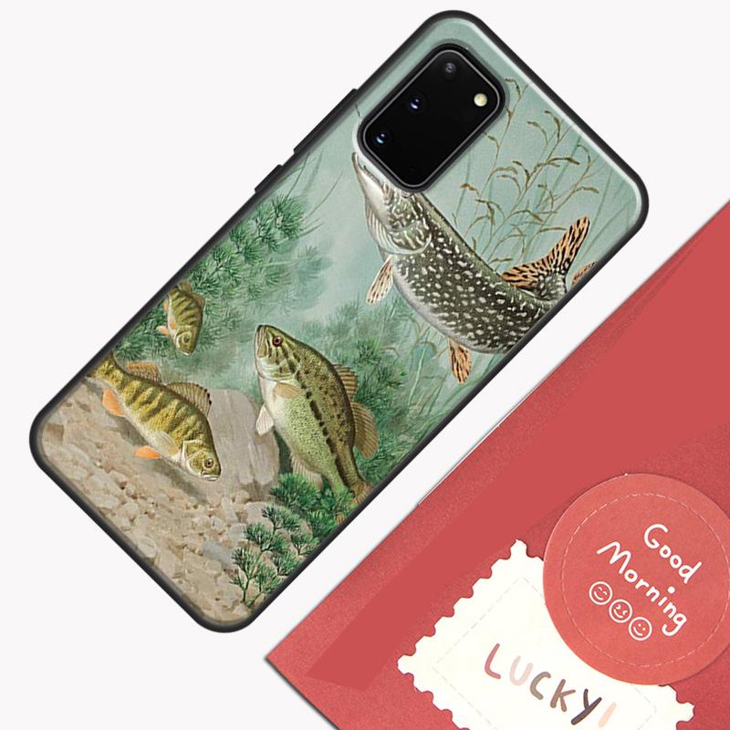 Pike Fish Fishing Bait Phone Case For Samsung Galaxy S24 S26 Ultra S20 S21 S22 S23 S25 Plus S10 S25 FE Cover Shell
