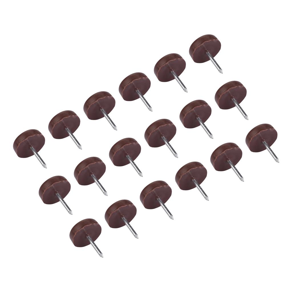100pcs Furniture Sofa Chair Table Bottom  or Glides Anti slip Nails Pads 14mm*4mm