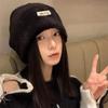 Plüsch Mützen Hüte Für Frauen Winter Warm Einfarbig Baggy Fleece Wolle Skullies Mütze Outdoor Kälteschutz Verdickte Kappen
