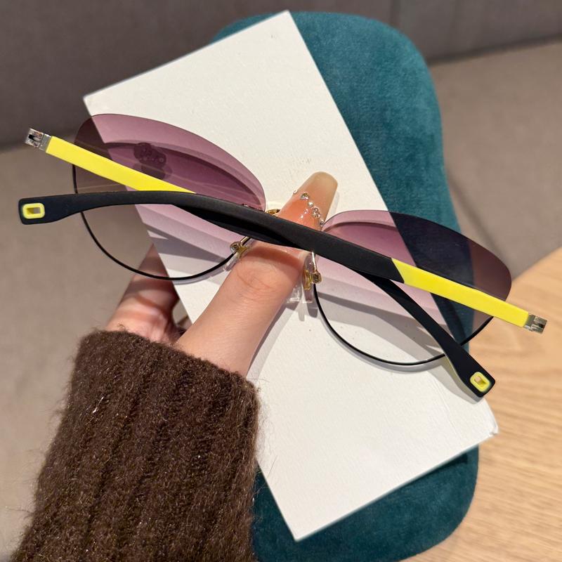 Ladies' Cat Eye Reading Glasses Female and Maler High Definition Blue Light Blocking Presbyopia Eyeglasses Diopter 0 To +4.0