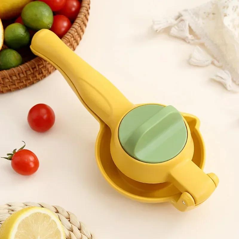 

1pc Fruit Press Manual Juicer Labor Saving Easy to Clean Juicer for Fruits Oranges Lemons Kitchen Tools Accessories жёлтый