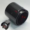Brand New Car Carbon Fiber Exhaust End Tail Tips 71mm In 90 OUT