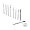 11pcsset Leather Craft Snap Fastener Setter Rivet Setting Punch Die Tools with Hole Punches
