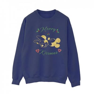 Womens/Ladies Mickey Mouse Merry Kissmas Sweatshirt
