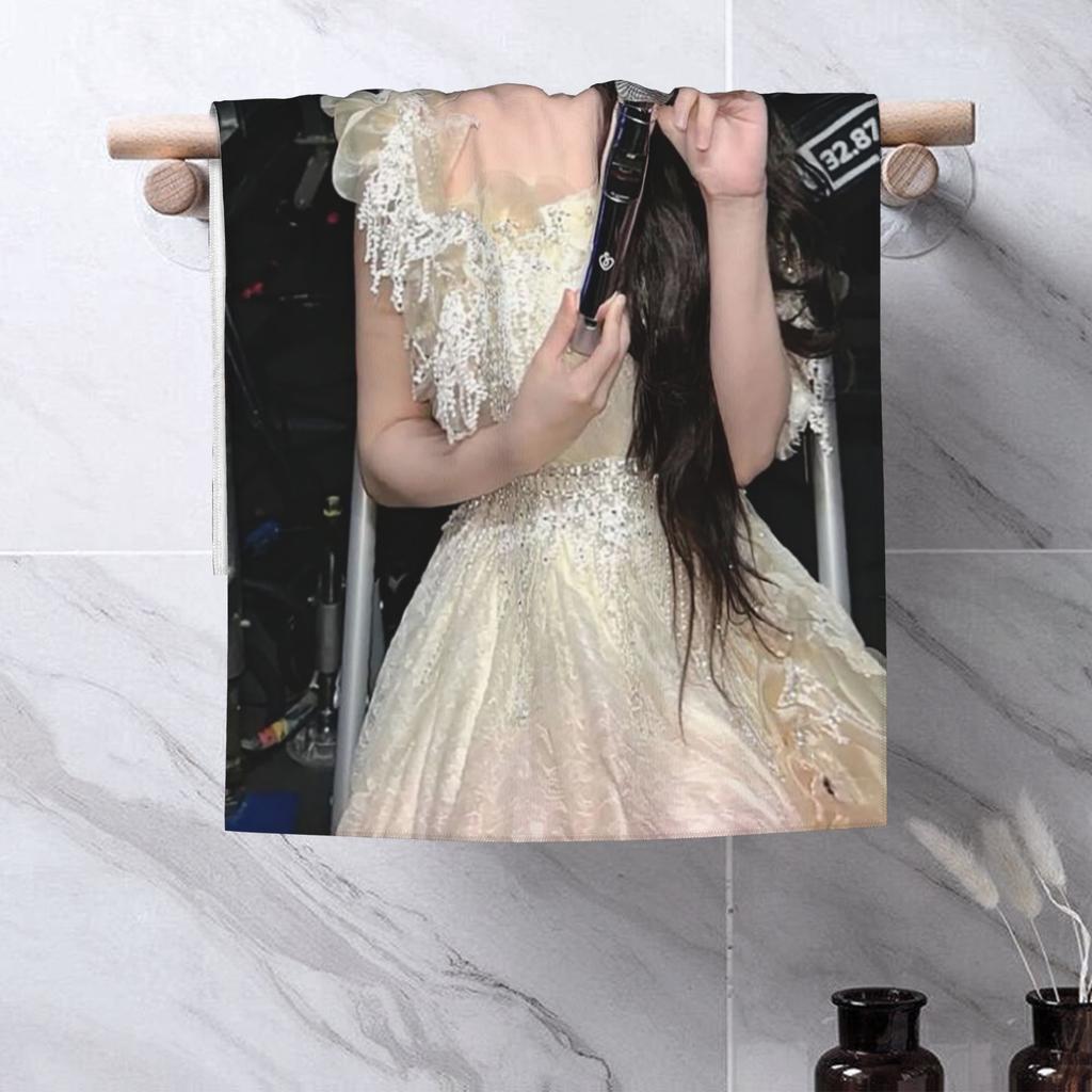 IU Lee Ji-eun Korean Actress I-idol Soft Face Towel Quick Dry Pool Bath Cotton Towels Absorbent Quick