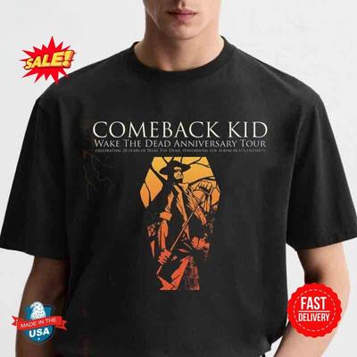 Comeback Kid 2025 Wake The Dead Anniversaire Tournée Américaine T-shirt
