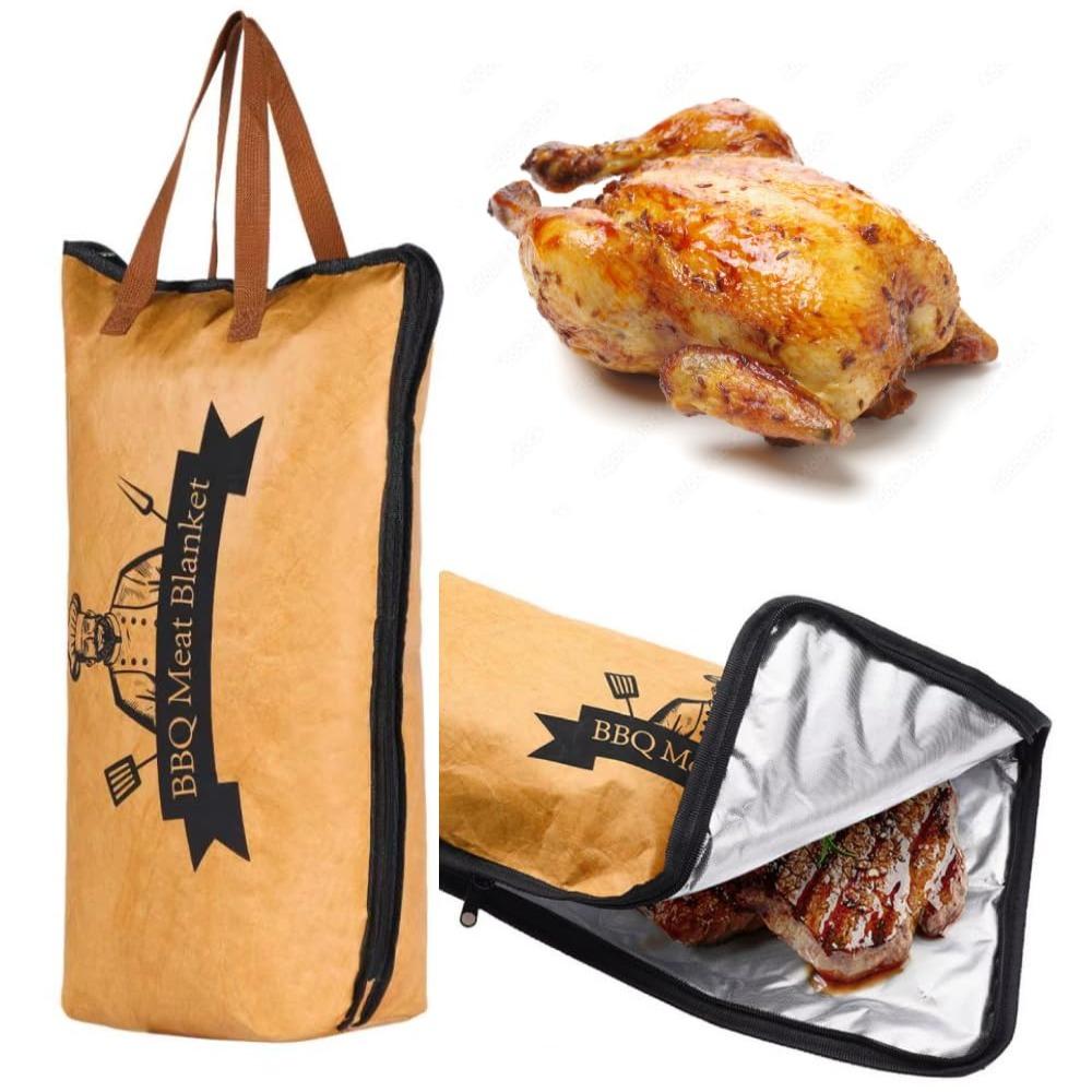

21 Inch Insulated Resting Bag Waterproof Barbecue Bag Hot BBQ Blanket for Pork Shoulders