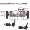 UXCELL 2pcs Front Stabilizer Sway Bar Link for Mitsubishi Outlander 2003-2006