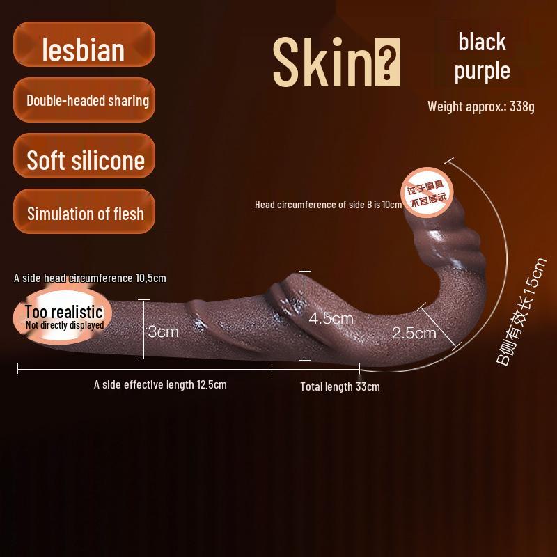 Double-Headed Alien Dragon Dildo: Realistic Adult Toy for Female Pleasure