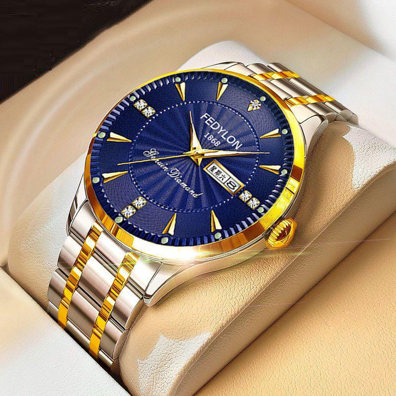 Ceas de mână pentru bărbați Ceas complet automat non-mecanic Ceas cu cuarț pentru studenți Ceas celebru Ceas cu curea rezistent la apă Model pentru bărbați