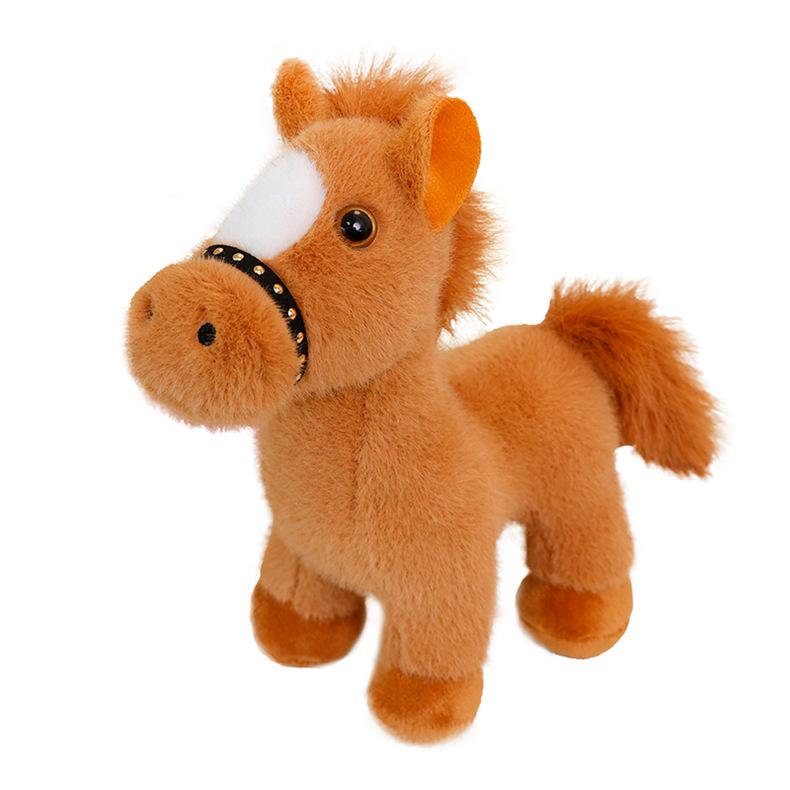 Adorable Horse Plush Doll - Soothing Year Mascot & Perfect Birthday Gift for Kids