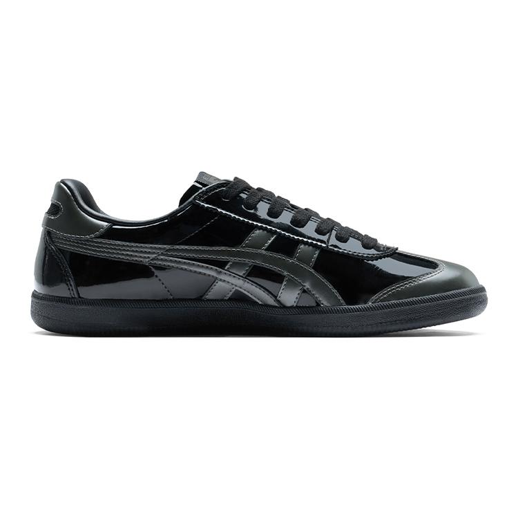 ONITSUKA TIGER Tokuten Fashion Všestranné Odolné Nízké Ležérní Boty Unisex tenisky Černá Šedá 1183C531-001