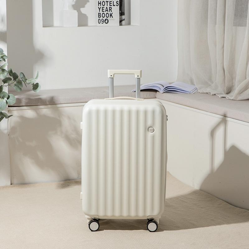 20-Inch Lightweight Women's Spinner Suitcase with Cup Holder - Fresh Style Carry-on