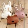 Korean-Style Cartoon Animal PU Crossbody Bag - Cute, Versatile Children's Travel Shoulder Bag