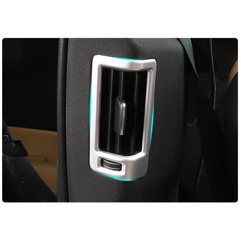 Car Rear B Pillar Air Vent Outlet Panel Cover Decorative Trim For Volvo XC60 XC90 S90 V90 2018-2020 2021 2022 2023 2024 2025
