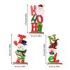 Wooden Christmas Desktop Ornaments Elk Santa Cluas Faceless Doll Joy Noel Decor Christmas Home Bedroom Decor Xmas Table Decor