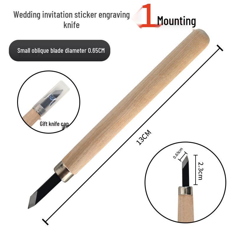 Wood Carving & Stamp Making Knife Set for Weddings