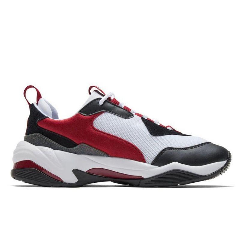 Puma Thunder Fashion 2.0 Unisex Nízké Silné Tenisky Látkové Trendy Pohodlné Bílá Černá Červená 370376-06