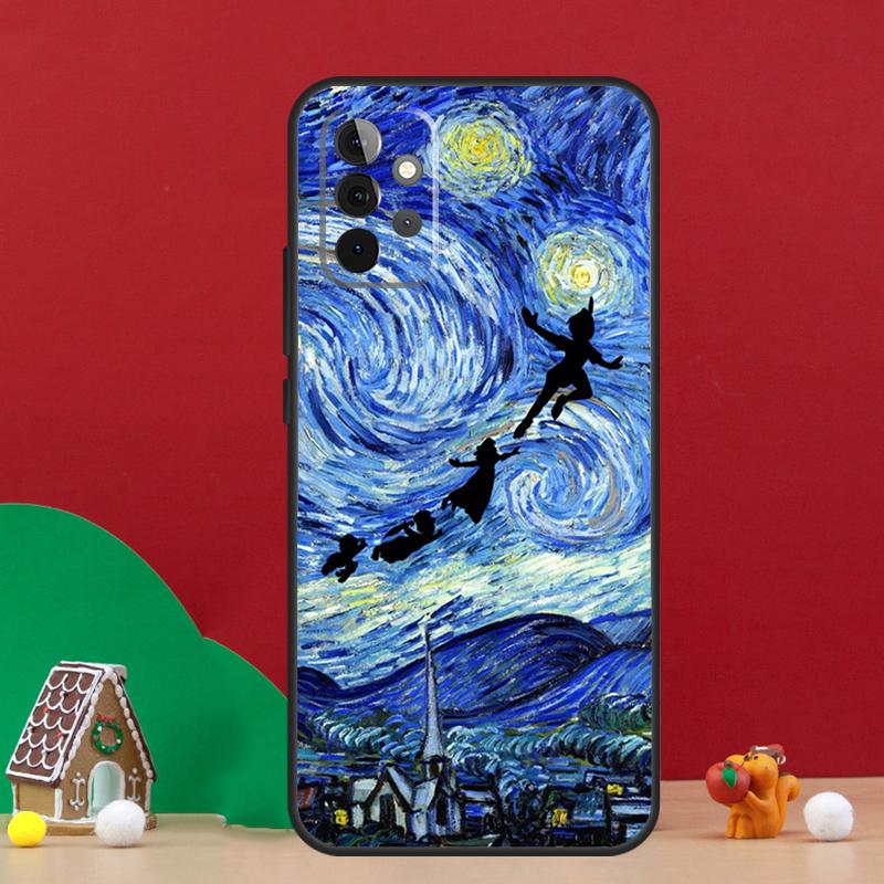 Van Gogh Starry Sky Case For Samsung Galaxy A54 A06 A16 A26 A36 A56 A53 A32 A52 A33 A13 A55 A35 A15 A14 A34 A17