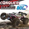 1:16 4WD Brushless RC Car 80KM/H High Speed, Off-Road 4x4 Drift Racing Truck for Adults & Kids