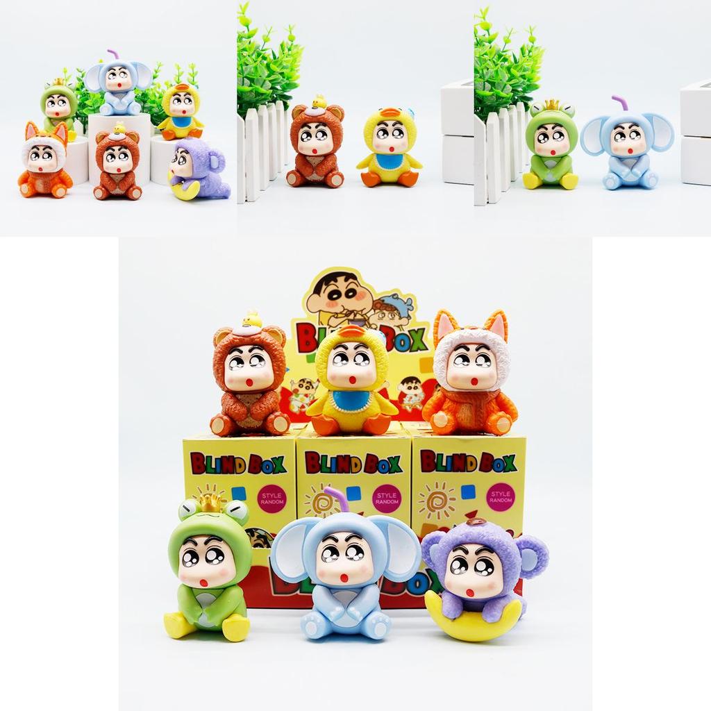 Crayon Shin Chan And Capybara Animal Elephant Fox Frog Koala Styling Model