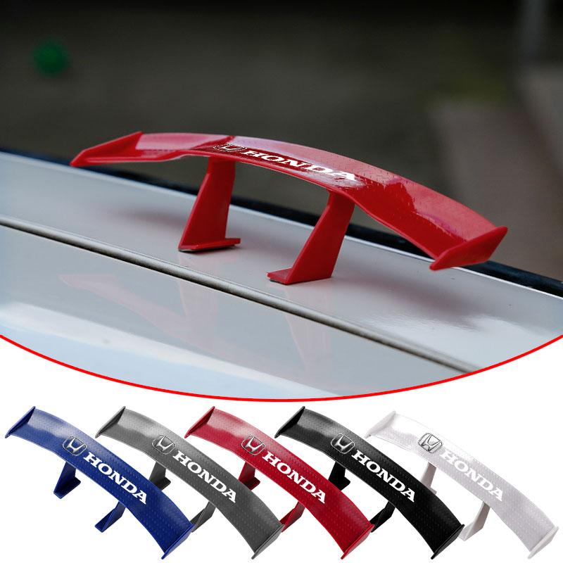 Mini spoiler na zadní okno auta, malý spoiler, samolepka s emblémem na ocas, dekorace pro Honda Civic Accord CRV HRV Fit Jazz City Odyssey Jade Vezel