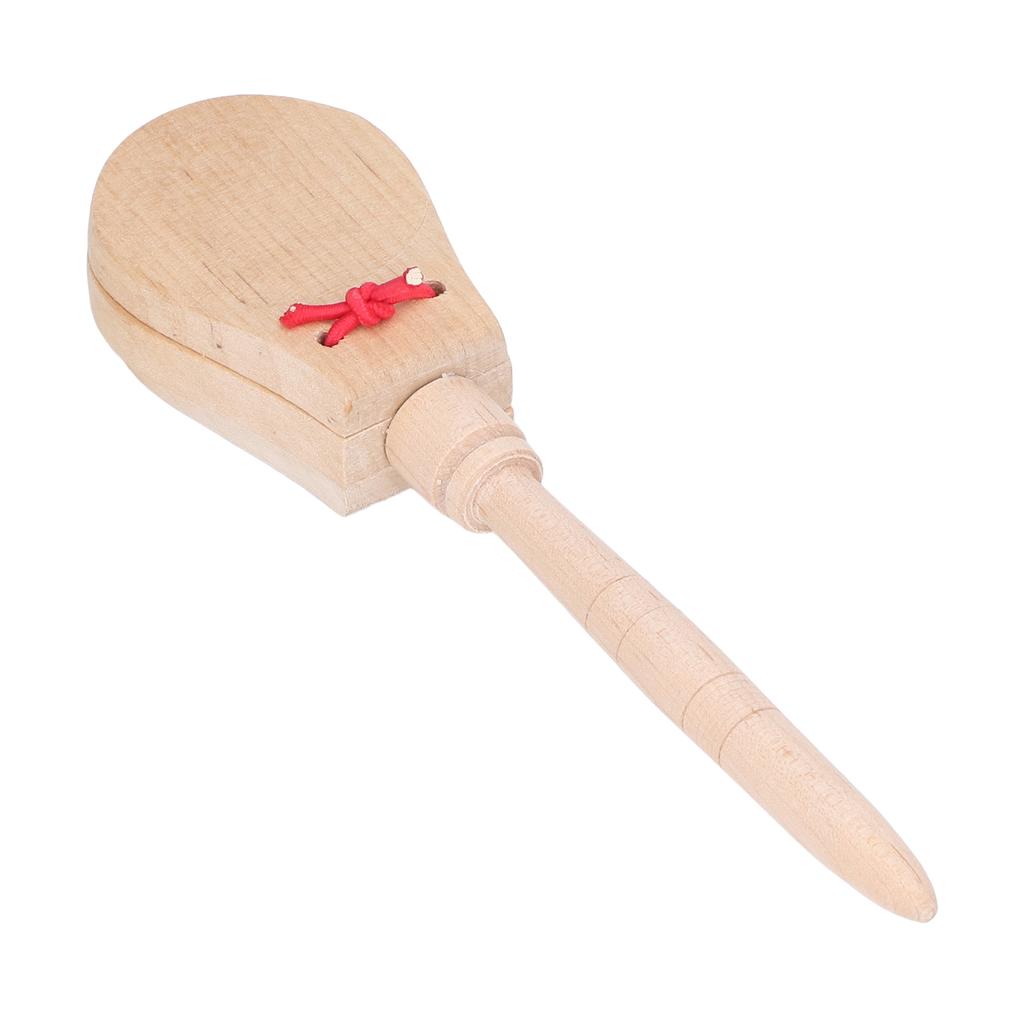 Castanets Safe Wood Material Soft Sound Portable Developing Musical Sense Educational Hand Castanets Toys for Kids