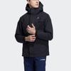 Adidas 3-In-1 Down Jacket with Removable Liner and Hood Men Outerwear Black H20772