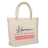 Beach Bag - PLANETEE - Bookseller On Holiday - Cotton - Beige - Insulated, Large Capacity