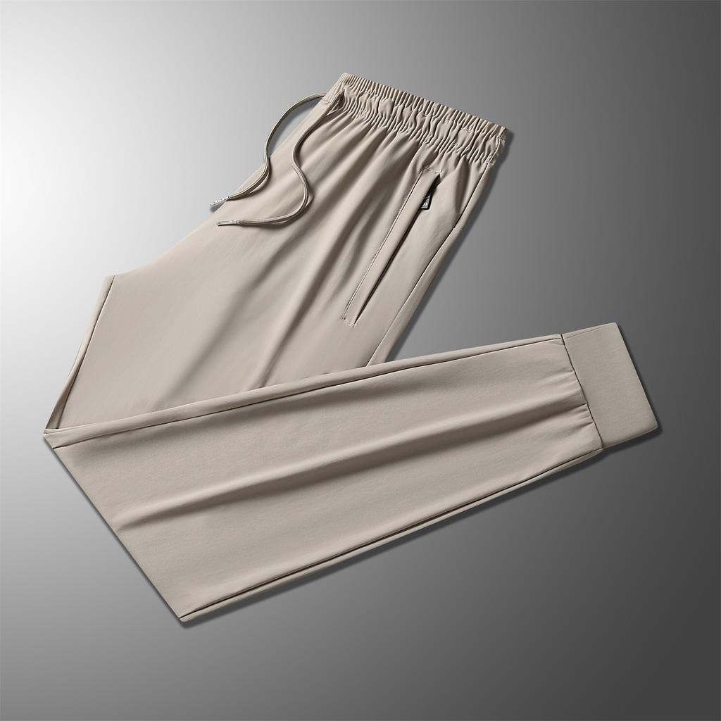 Women's Casual Pants High-waisted Belted Jogging Pants With Pockets