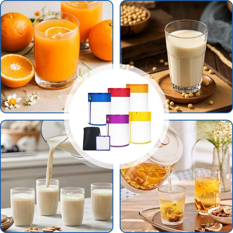 Mehrzweck 5-Gallonen-Filterbeutel Hydroponische Filtergewebebeutel Upgrades für Brau-, Koch- und Flüssigkeitstrennungsaufgaben