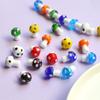 Colorful Cartoon Mushroom Glass Bead Pendants for DIY Jewelry Making - Earrings, Necklaces, and Accessories