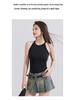Tencel Lyocell Women's Sleeveless Halter Knit Camisole - Slimming Base Layer Top