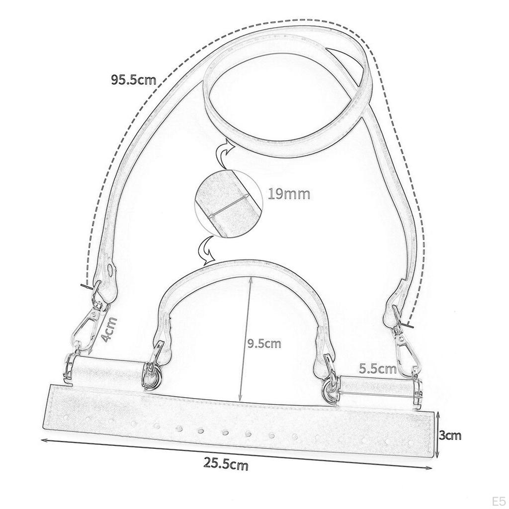 Bag Strap Replacement for Crochet Handle in DIY Crossbody Design