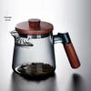 Chaxun 450ml Crescent Glass Teapot with Integrated Filter