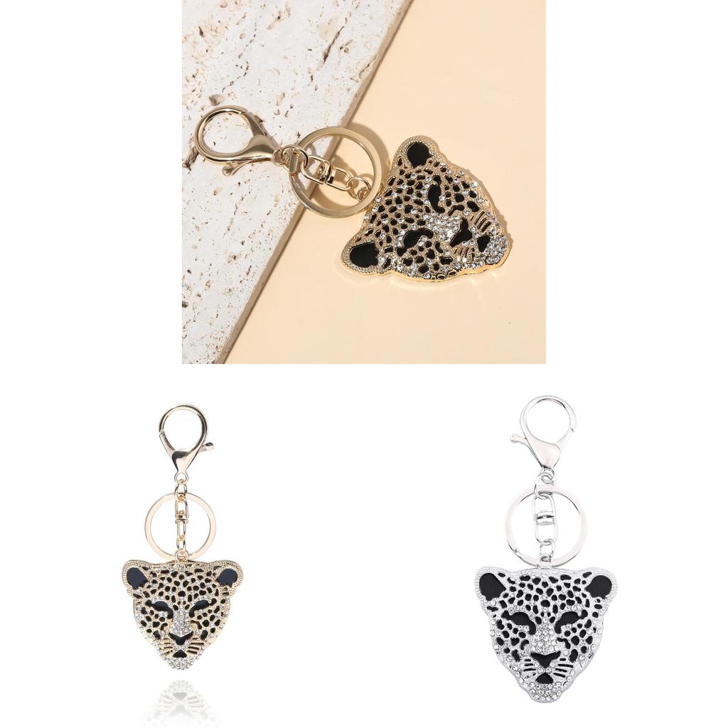 Fashion Leopard Keychain With Zinc Alloy Material For Gifts And Party Decor