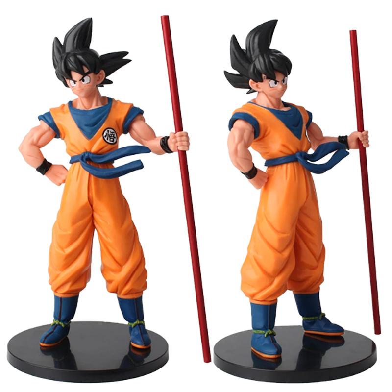 1Pcs Dragon Ball Son Goku Super Saiyan Anime Figure 22cm Goku DBZ Action Figure Model Gifts Collectible Figurines for Kids