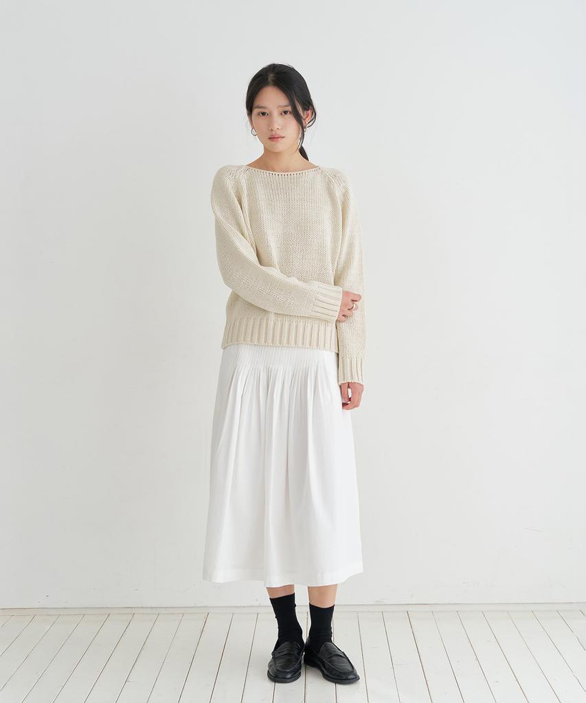 Loteu Chunky Boat Neck Knit_3 Color