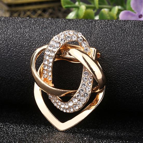 Rhinestone Scarf Buckle Elegant Scarf Clip Buckle Fashionable Sparkly Scarf Clip for Women Neckerchief Shawl Silk Scarves