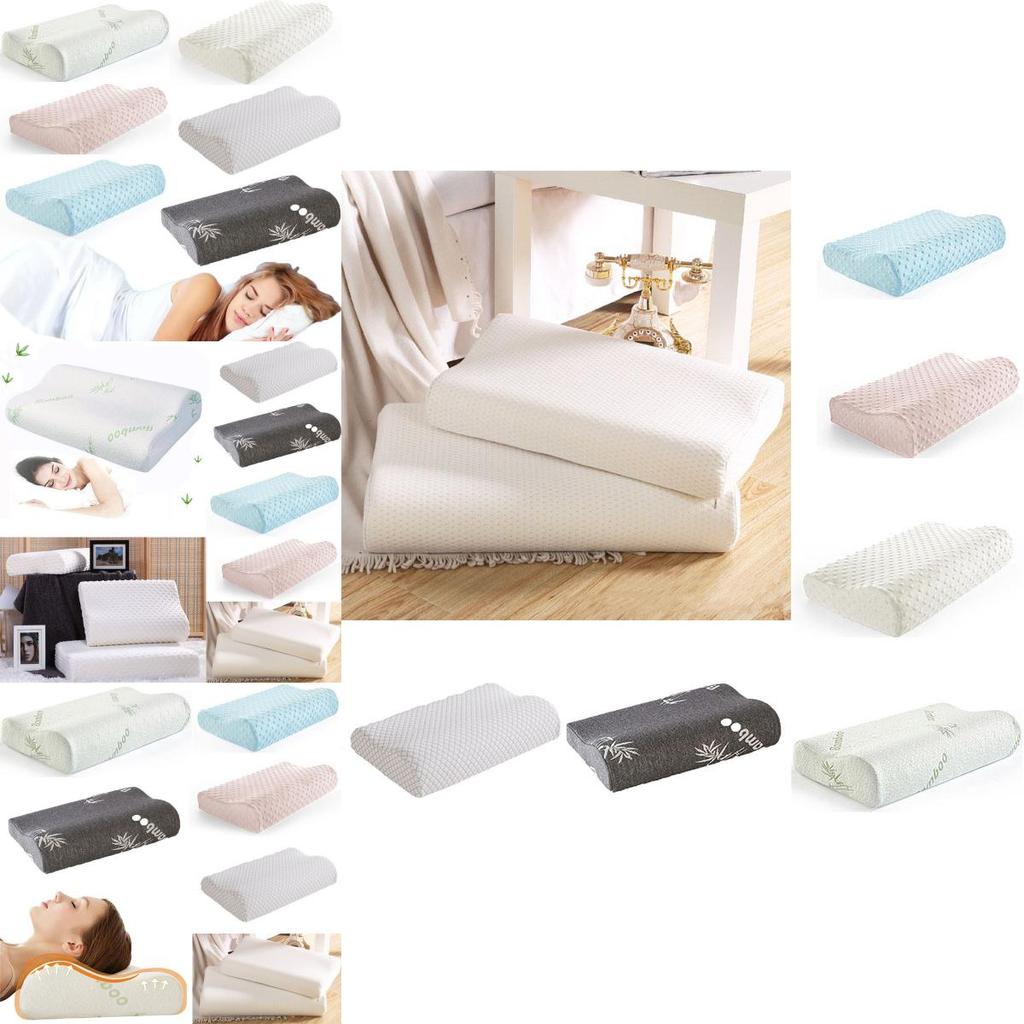 Skin Friendly Bamboo Memory Foam Pillow With Fine Workmanship For Superior Comfort