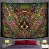 Lucky Hand Home Decoration Tapestry Wall Hanging Mandala Witchcraft Tapestry Yoga Mat Bohemian Upholstered Sofa Blanket