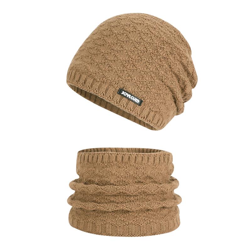 Winter Knit Beanie and Neck Warmer Set Warm Slouchy Hat Scarf for Men Women Cold Weather