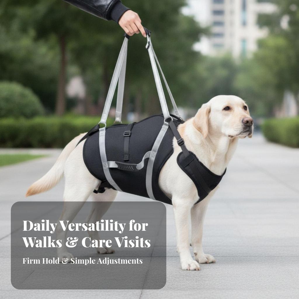 Dog Support Harness with Reflective Straps Rehabilitation Mobility